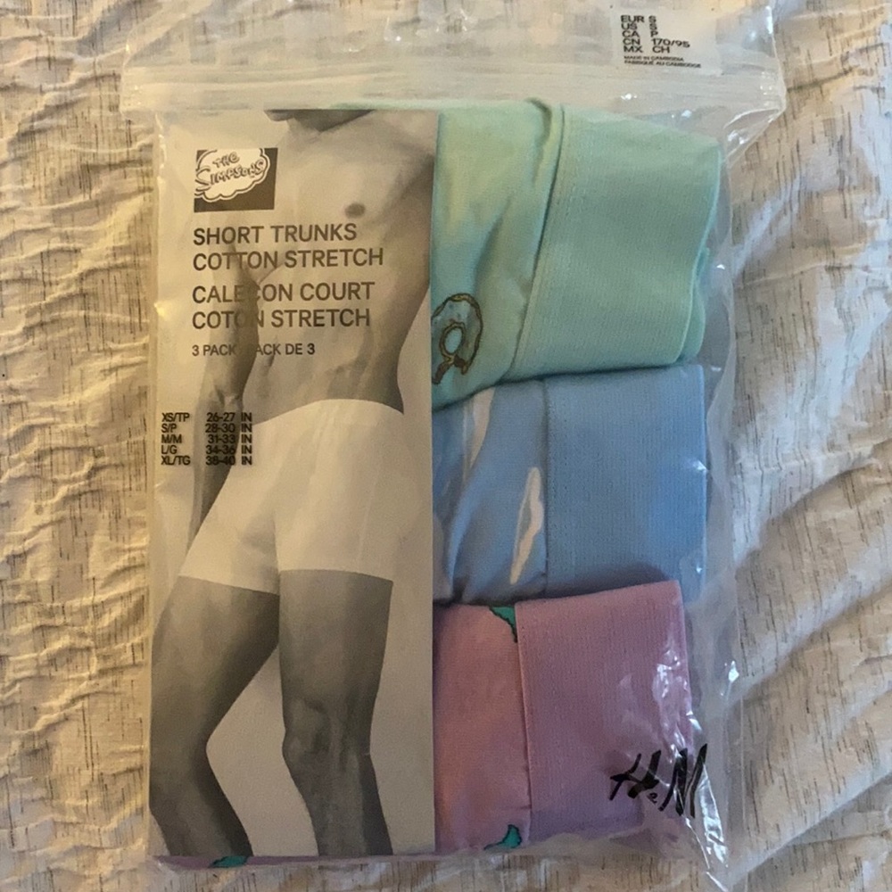 Brand New H&M “The Simpsons” short trunks